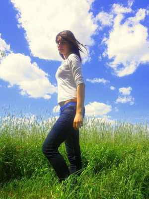 jeans, denim, sky, prairie