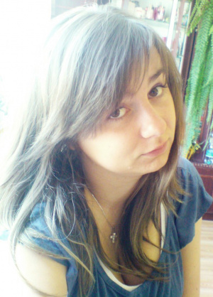 hair, smile, bangs