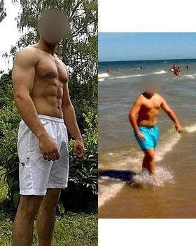 Kiedyś 107kg 26% BF, było 74kg, dziś 86kg i 9% BF.