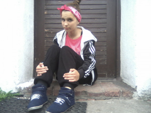 jacket, jeans, cool, sitting, shoe