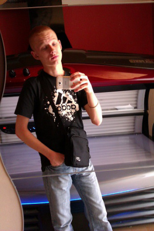 hand, jeans