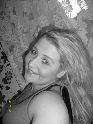 hair, smile, monochrome