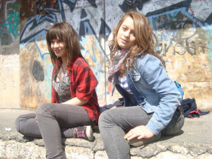 fun, jeans, denim, cool, sitting, leisure