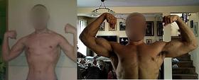 KIedyś 107kg na 74kg, a teraz z 74kg do 86kg na suchej masie. bf 8,5%.