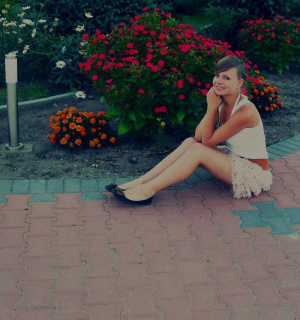 sitting, leisure, petal