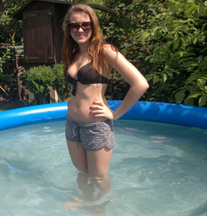 fun, jeans, leisure, shorts, swimwear
