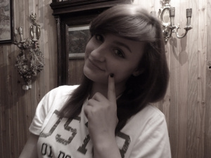 smile, monochrome