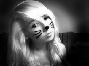 eyelash, monochrome, model