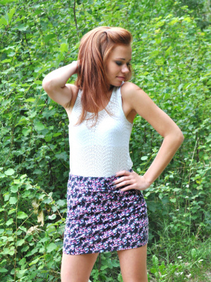 dress, shorts, pattern