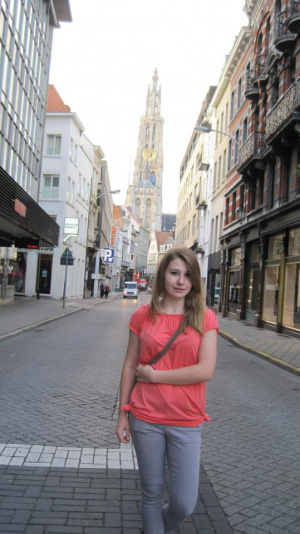 fun, jeans, denim, standing, road, infrastructure