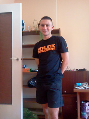 muscle, standing, room