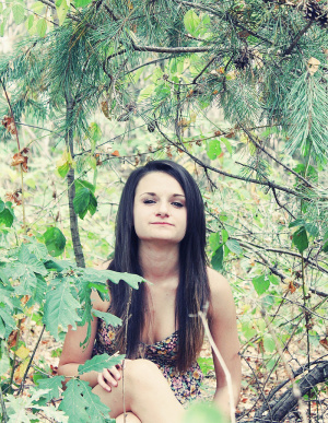 hair, skin, smile, model