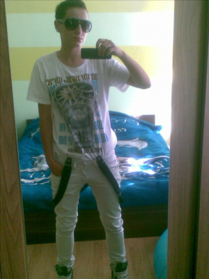 jeans, cool, muscle, standing