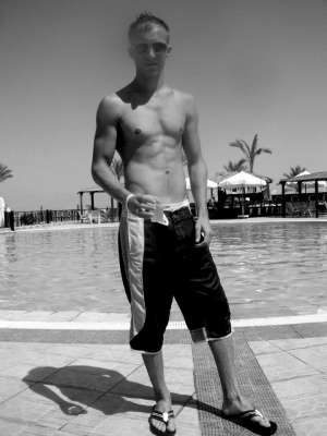 muscle, standing, dude, person