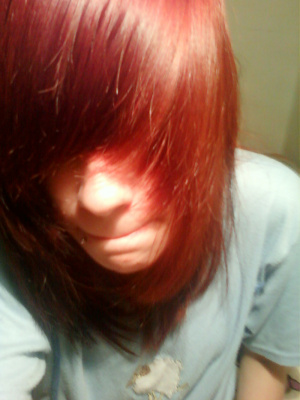 mouth, hair, cool, bangs