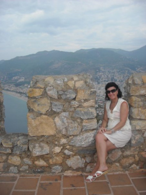 sitting, vacation, wall