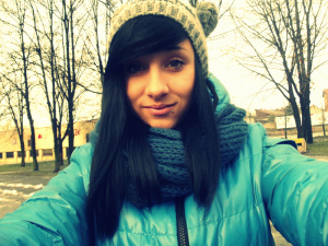 hair, selfie, jacket, outerwear, smile, cool