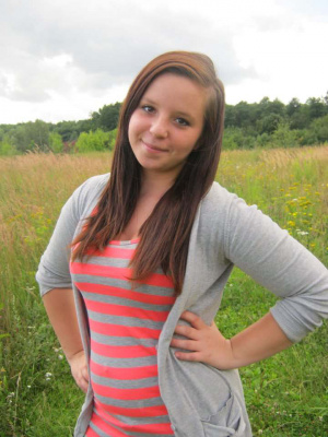 hair, jeans, smile