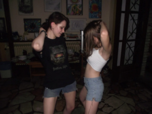 fun, jeans, muscle, standing