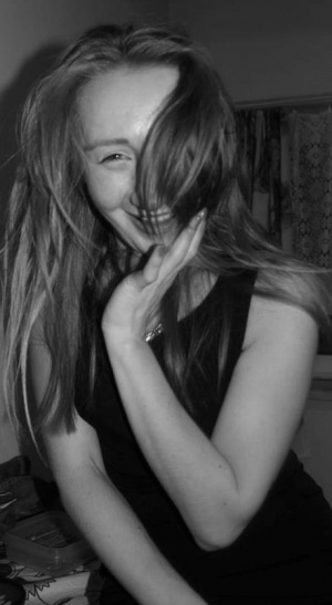 hair, hand, monochrome, interaction