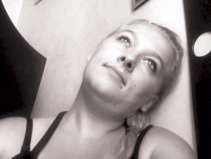 selfie, monochrome
