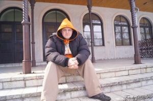 jacket, outerwear, sitting