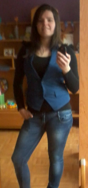 fun, jeans, denim, standing