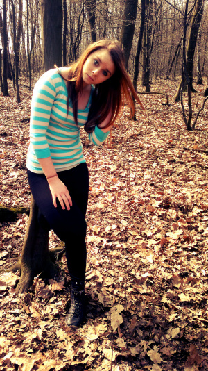 smile, forest