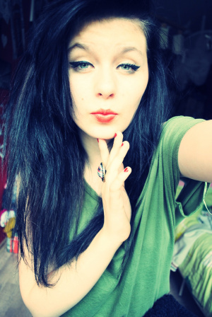 hair, hand, selfie, cool
