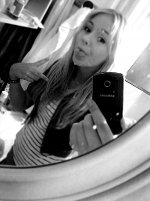 selfie, monochrome