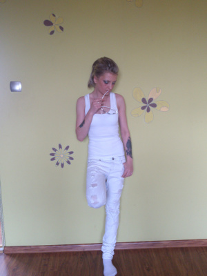jeans, standing