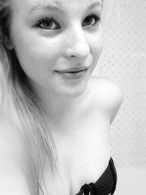 eyelash, skin, selfie, smile, monochrome