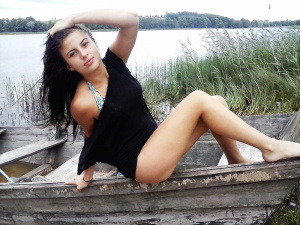 hair, sitting, model