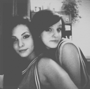 selfie, monochrome