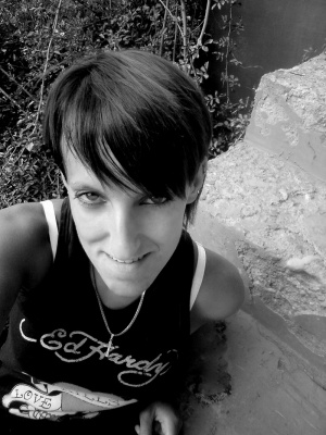 smile, cool, monochrome