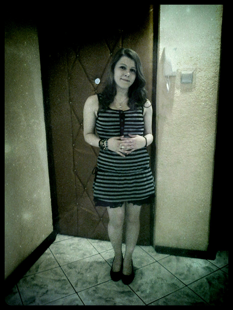 standing, monochrome