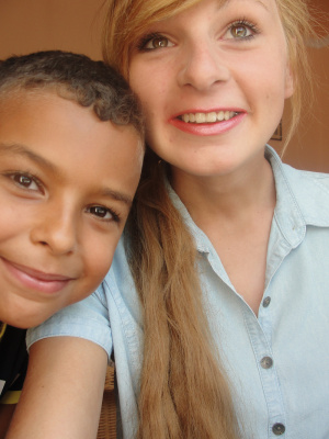 hair, skin, smile