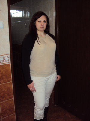 outerwear, standing