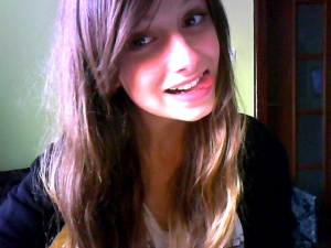 mouth, hair, selfie, fun, smile, bangs