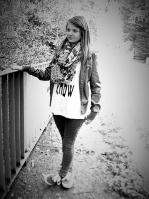 jacket, jeans, standing, monochrome, model
