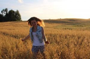 field, jeans, prairie, food