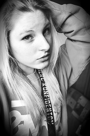 skin, smile, cool, monochrome