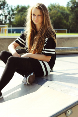 hair, jeans, sitting, person, model