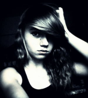 hair, monochrome