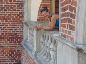 dress, wall, brick