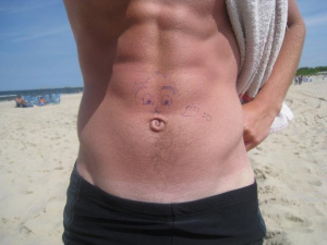 skin, muscle, dude, beach