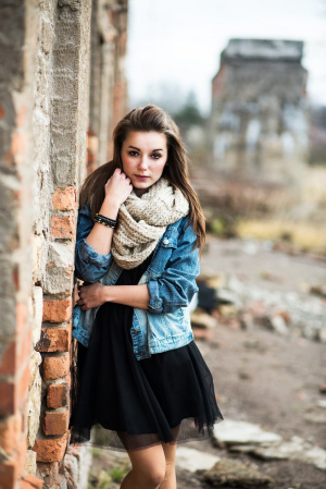 model, dress