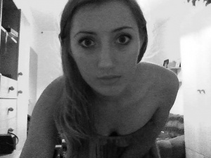 selfie, monochrome