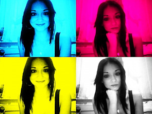 hair, smile