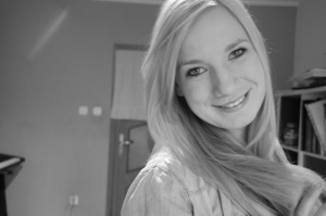 hair, selfie, smile, monochrome